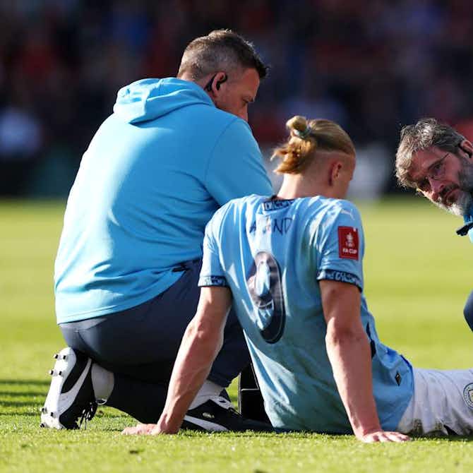Preview image for Man City receive worrying Erling Haaland injury update after Bournemouth win