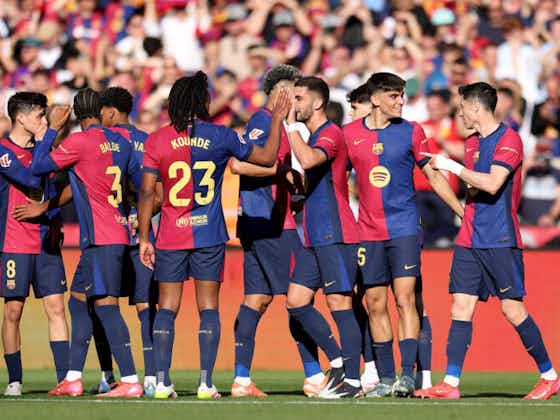 Article image:La Liga round-up: Lewandowski shines for Barca, Madrid keep up the pressure, Atletico stutter